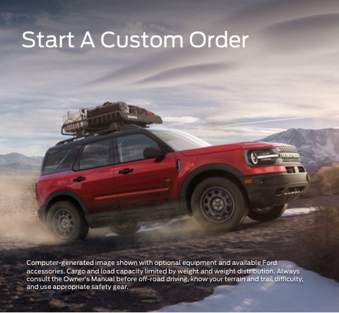Start a custom order | Jensen Ford in Marshalltown IA